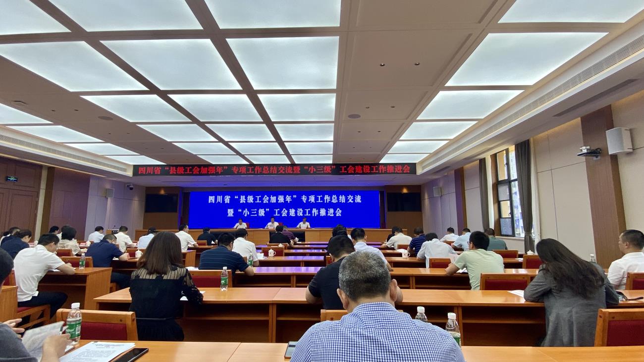 旺苍县总工会在省总会议上作交流发言